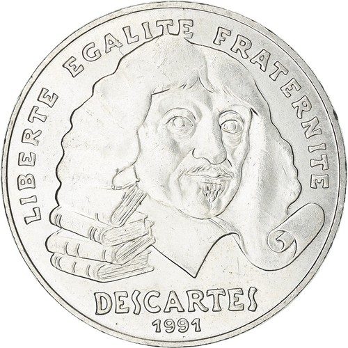 Monnaie france descartes - monnaie,, france,