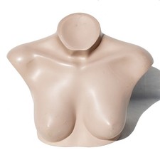 Demi buste de mannequin / présentoir vintage de magasin / modèle femme