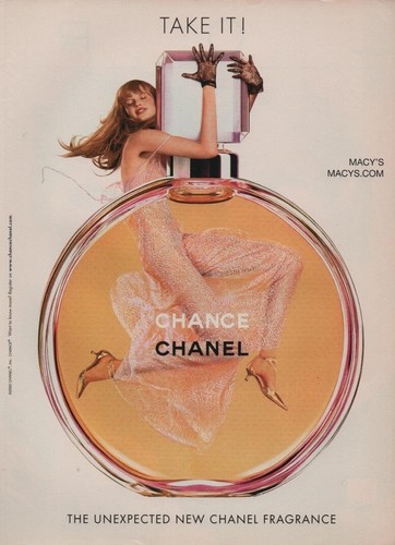 Publicité papier parfum - publicité,
