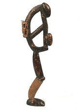 Art Africain Ethnographique - Marteau de Gong Dan - Côte d'Ivoire - 25,5 Cms +++