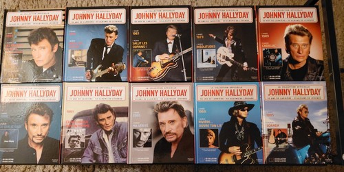Lot livrets cds johnny - 17, livrets-cds