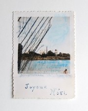 Paysage colorisé hand tinted