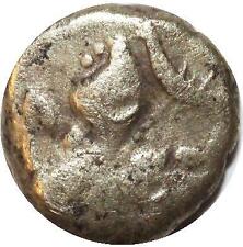 DC0846 Rare Gauloise Carnutes Beauce Quart Statère Or Electrum Pâle Ange -40