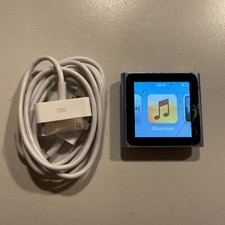 Apple Ipod Nano 6 - 8go 8gb - Baladeur Mp3 - A1366 - Fonctionne Mais Écran Cassé