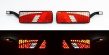 2X Feux Arrière LED 12-24V Avec Marqueurs De Position Pour Camion Remorque
