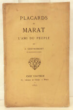 Placards de Marat l'Ami du