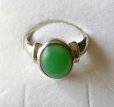 Bague en Chrysoprase T56 sur