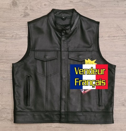 Gilet jacket sans manches - gilet, en