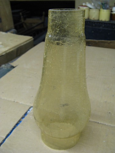 Verre lampe pétrole - verre,