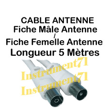 Câble Antenne Coaxial Mâle