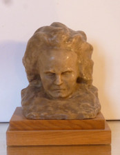 BUSTE EN CIRE DE BEETHOVEN