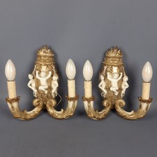 Paire D'Appliques Capodimonte