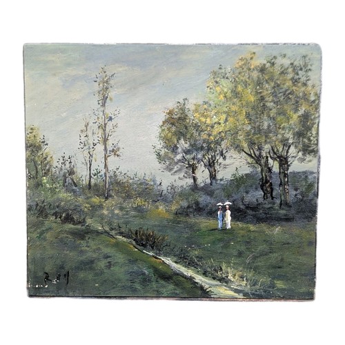 Acrylique sur panneau - sur, femmes