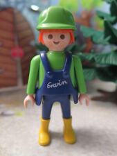 ouvrier du bâtiment pelleteuse PLAYMOBIL 3001 3438 chantier travaux construction