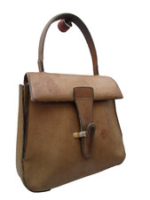 DELVAUX  Sac à main  cuir   Authentique  vintage années 30