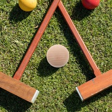 Lot de 6 boules de croquet de
