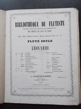 PARTITION ANCIENNE FLUTE SOLO