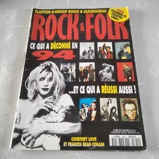 Magazine ROCK & and FOLK – numéro 329  – JANVIER 1995 – nirvana  courtney love
