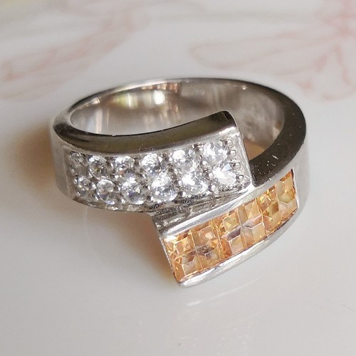 Belle bague argent - en, massif