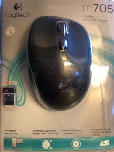 New logitech wireless mouse - new,