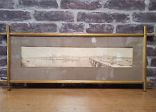 BLOIS - Photo Panoramique Ancienne - C. 1880 - Cadre d'époque 86x36cm - Tableau