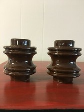 2 Vintage Ceramic Telephone