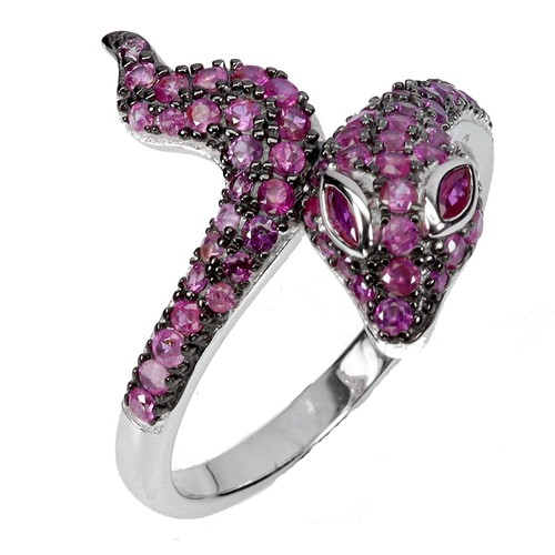 925 bague argent - argent, saphir