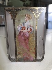 PEU COURANT PETIT VASE EN VERRE SECTION CARRÉE SIGNÉ GOEBEL ARTIS ORBIS
