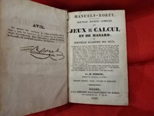 LEBRUN - Nouveau Manuel complet des Jeux de Calcul et de Hasard. RORET, 1840.
