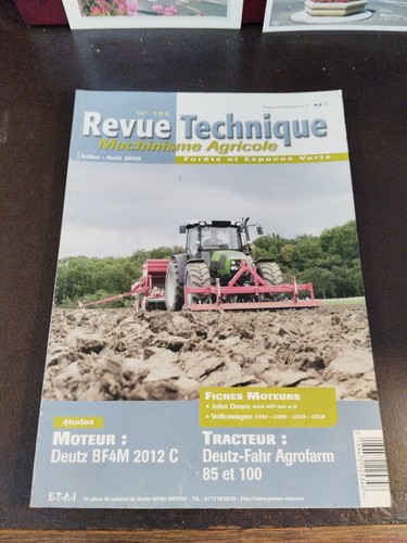Revue technique machinisme - revue,