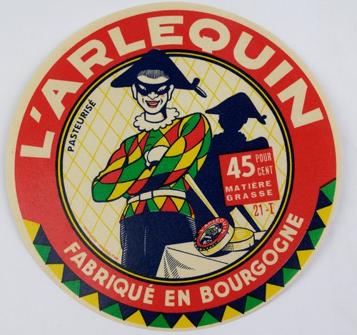 Etiquette ancienne fromage - etiquette, de