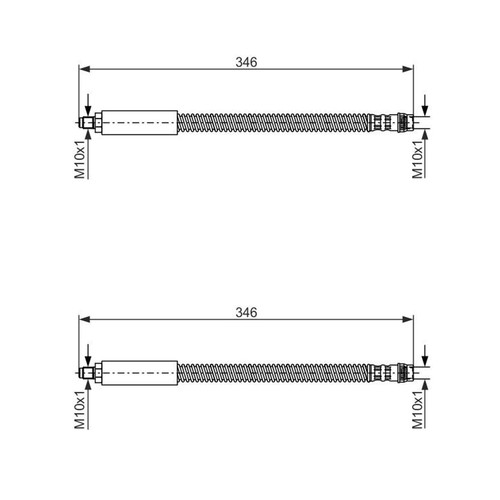 Bosch flexibles frein - 2x, de