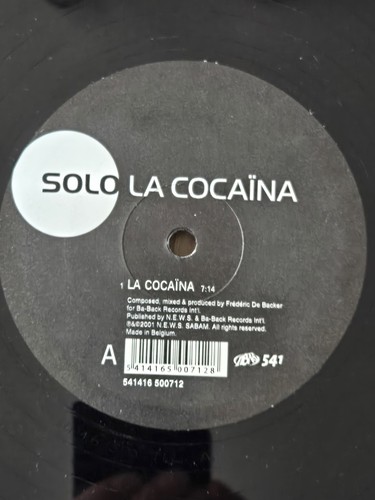 Disque vinyl solo - vinyl, "