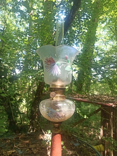 Lampe pétrole ancienne - pétrole,