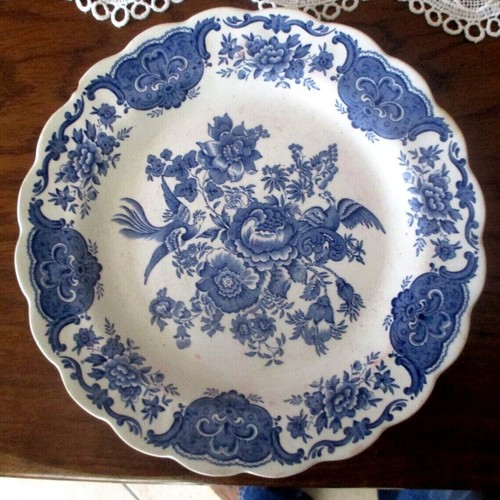 Ancienne assiette oiseaux - ancienne,