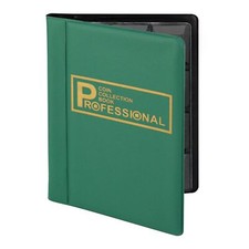 Classeur Monnaie 120 Poches Classeur Pieces de Monnaie Rangement 10 Pages Alb...