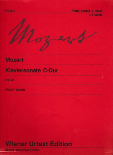 Mozart sonate pour - sonate, en