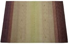 Tapis Gabbeh Rose Beige 100% Laine 170x240 Cm Tissé À La Main Lr496