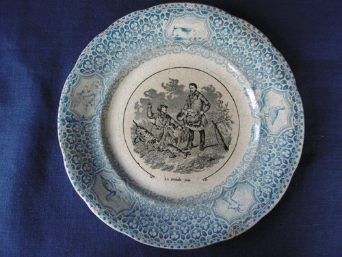 Ancienne assiette - ancienne, en