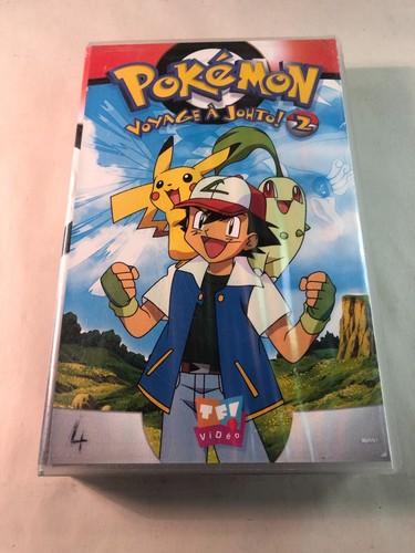 Vhs pokemon voyage johto - vhs,