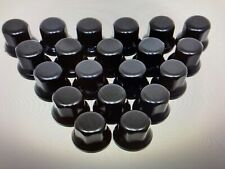 40 x Noir Plastique Ecrou de roue Cache-Boulons 33mm pour Camion Man Iveco P14