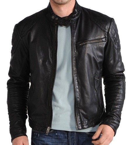 Veste noire pour homme - , en