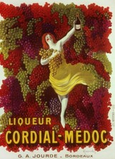 PUB LIQUEUR CORDIAL MéDOC Rbgp-POSTER 50x70cm d'une AFFICHE VINTAGE