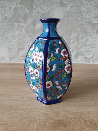 Longwy vase en émaux - longwy,