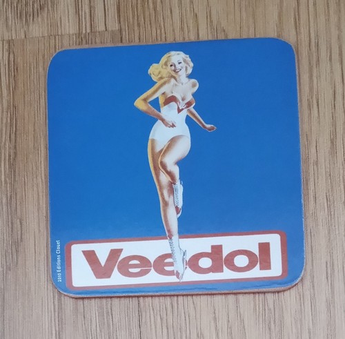 Dessous verre pin veedol - pin, up