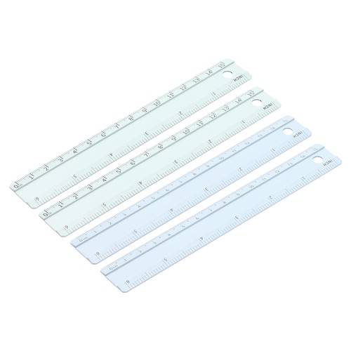 Règle métal 15cm 4pcs