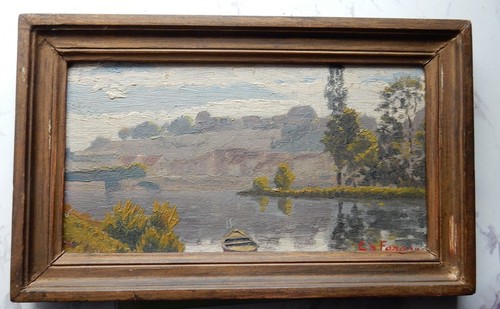Charmant tableau double face - face, a