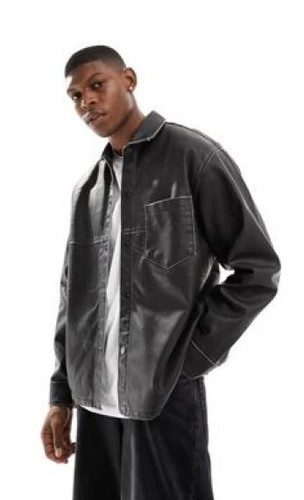 Bershka veste homme - veste, simili
