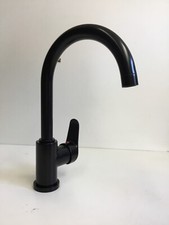 Robinet de Cuisine Schütte Noir-Mat, Mitigeur à Levier Unique, Évier , Unicorn