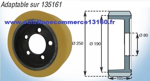 Roue motrice 250 - roue,